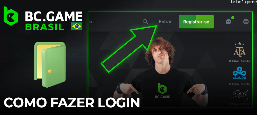 Instruções de login do BC.Game para jogadores brasileiros