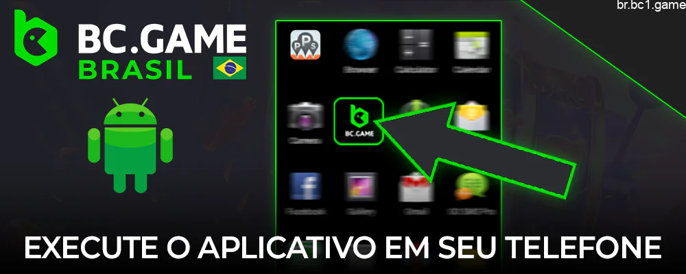 Inicie o aplicativo BC.Games em seu telefone