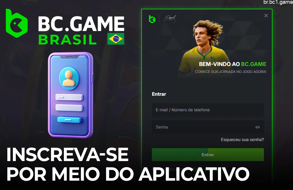 Como criar uma nova conta no aplicativo BC.Game