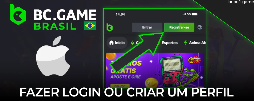 Entre na sua conta BC.Game ou registre-se para começar a jogar