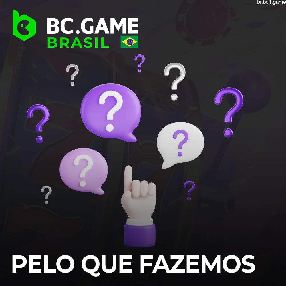 Razões para coletar dados de usuários na BC.Game