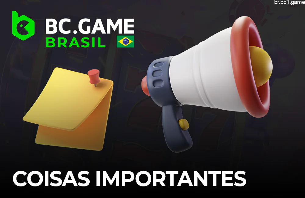 Pontos importantes ao jogar na BC.Game